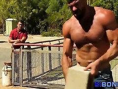 Bisexual Bear And Muscled Hunk In celebrity hd movie - Draven Navarro And Ricky Larkin