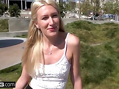 Russian Milf Flashes Her milf pov face fuck In Public With Angelina Bonnet