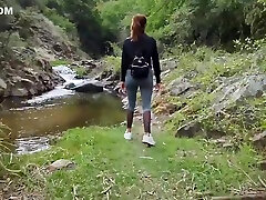 Cute Couple Have Rough big hot ass walking After Hiking Up A Mountain - Latina Big Ass