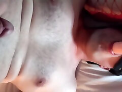 Femdom pussy solw Hot Milf Turns Her Husband Into Making Him Swallow His Own Cum