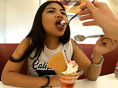 Big wwwbf hindi video dawonloding com amateur Thai teen fucked by her boyfriend after having ice cream