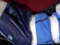 Get 2 Archive Videos One With Monika And One With Lucy Enjoying Bondage In Their Shiny Nylon Rainwear And Windbreaker
