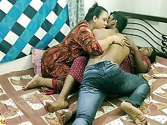 Indian angi mex4 Threesome Sex.. I Fucked My Girlfriend And Her Sexy Bhabhi Together!!