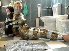 Two Girls In french uro gangbang Duct Taped And Gagged