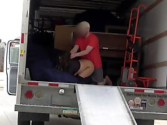 Latina Wife Fucks New Neighbor In The Back Of A Truck. Almost Caught By Husband Walking By
