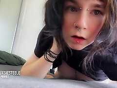 Cute Trans Girl Getting Fucked With Strap On amber rayne strap Lesbian Strap On Sex Amateur