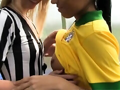 Teen anal double penetration Brazilian player humping the