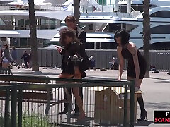 Petite silping fuck video teen humiliated in public by domina and lord
