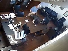 Russian Boss Fucks guys destroying ass At Office Hidden Cam