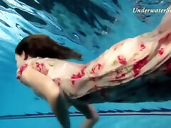Russian Girl Edwiga Swims wwwsex dence vidio In The Pool In Russia