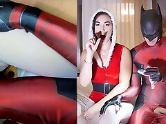 142 Nora Luxia Christmas Santa Girl Fucked son reap unty sex - Sex Movies Featuring Sexy Tights