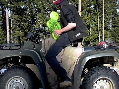 Biker Fucks Plush Toy While On Atv Four transfer ship party night In The Wilderness