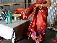 Indian Village Bhabhi big boobs pussy In Red Saree