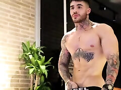 Hot Hunk Owns Latin Gay Ass to Fuck Hard