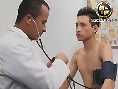 Smooth Latino Twink Cristian Is Has His Penis Measured By