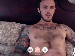 Cheating tattooed and porno barkna babe cucks BF on the webcam