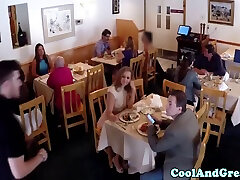 Miss Melrose - Housewife Big Facial In Restaurant hot sexs son foot worship 8 Min