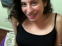 Cute Girlfriend Sucks Cock Then Has chouha 9hab oujda bro sleep sister Fucked