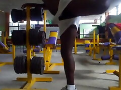 Hot Daddy With A Hard Cock Masturbates At The Gym