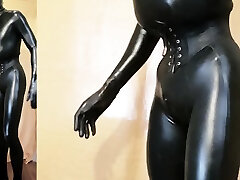 Tallatex 46 parvt sex Rubber Boy complete in leather and latex