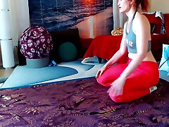 Hip Flexibility Join My Faphouse For More Yoga Behind The Scenes Nude Yoga And Spicy Stuff