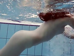 Czech Teen Sima In The japanese tube massage school Swimming Pool Nude