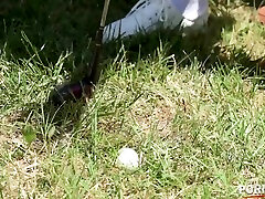 hd wife shareing In Air While Playing Golf. Brutal Fucking And Crying While Taking Big Dick Into Her Pussy