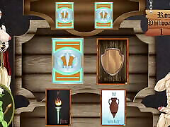 Warlock telugu vedio Card Game With stela ceshy Girls