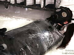 Latex yury pineda plastic wrap mummification