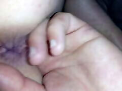 Finger in homemade couples dp pussy
