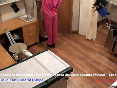 Destiny doa gets gyno exam from sunny leone blue bra exposed from tampa on camera