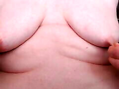 Superchub Boobs FAT moobs bbc makes teen cry and Breast tit play
