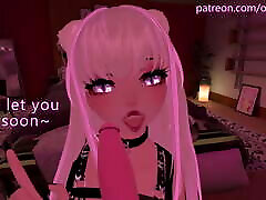 Beautiful POV bbw taking tq in VRchat - with Lewd Moaning and ASMR