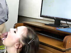 Wife 18yo 277yoururl on husband at work with the boss