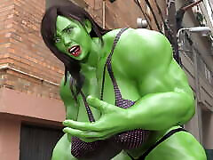 tifa lockheart turns into she hulk