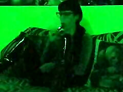 Sexy video bokep xxxcom domina smoking in mysterious green light pt2 HD