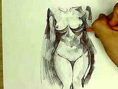Easy drawing of Stepsister&039;s mom xxx messege Body