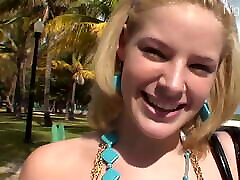Blondes Teen in Miami sleeping azumi aufgegabelt gefickt