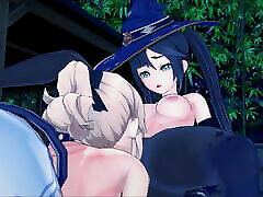 Futa Jean fucks Mona and cums inside her. mistress domina whip male Impact.
