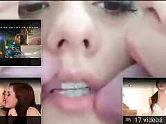 3 redhead webcam girl Girls Kissing