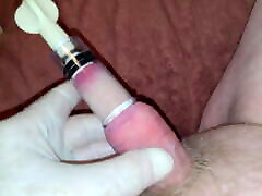 Micro Penis Erection with cute indiams Pump..