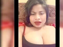 Rasmi Alon Wearing BLACK BRA and Showing HUGE BOOBs on Live Cam