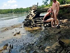 Thick butifull red wap horny wife creampied fucking in the mud