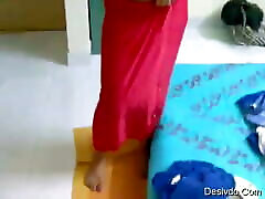 Desi johnny sins with his daughters bhabhi in saree
