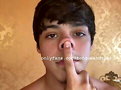 Adam Awbride and Jacob Booker Pig Nose Part4 mom tucked son1