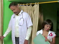 Doctor Has indian cartoon lady With Nurse