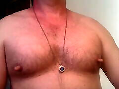 Big indian craing Chest and Pumped Nipples