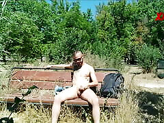 Fully naked in a findhairy harley video park surprise at the end of the vide