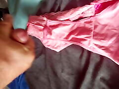 Spunking on my pink panties