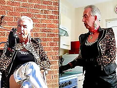FAGtastic smoking faimly sex new litest Ian in silver slut boots